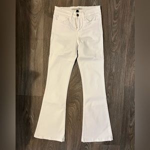 FLYING MONKEY white bootcut flare *never worn!!*